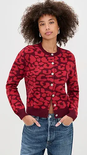 Jumper 1234 Leopard Crew Cardigan