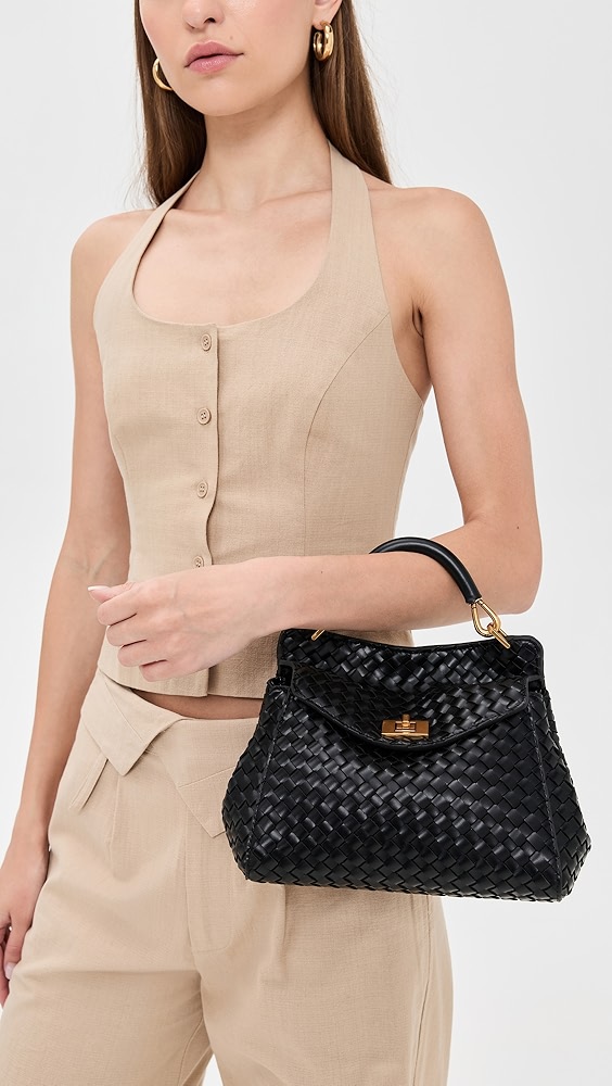 バッグ Lucia Classic Top Handbag Lucia Classic Top Handbag - Black | JW PEI