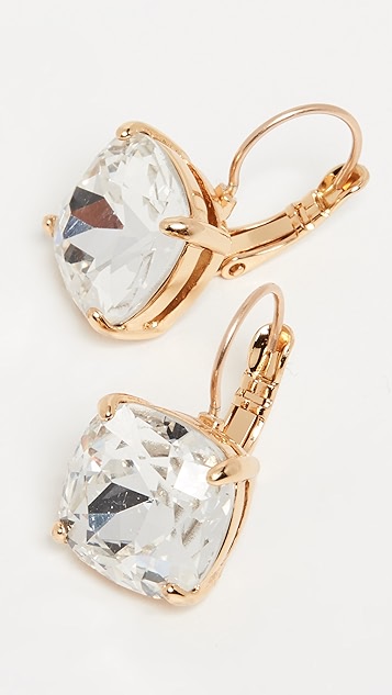 Kate spade small square leverback earrings clearance