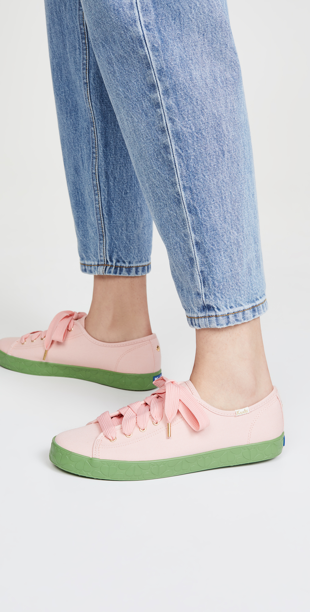 Pink and green keds clearance