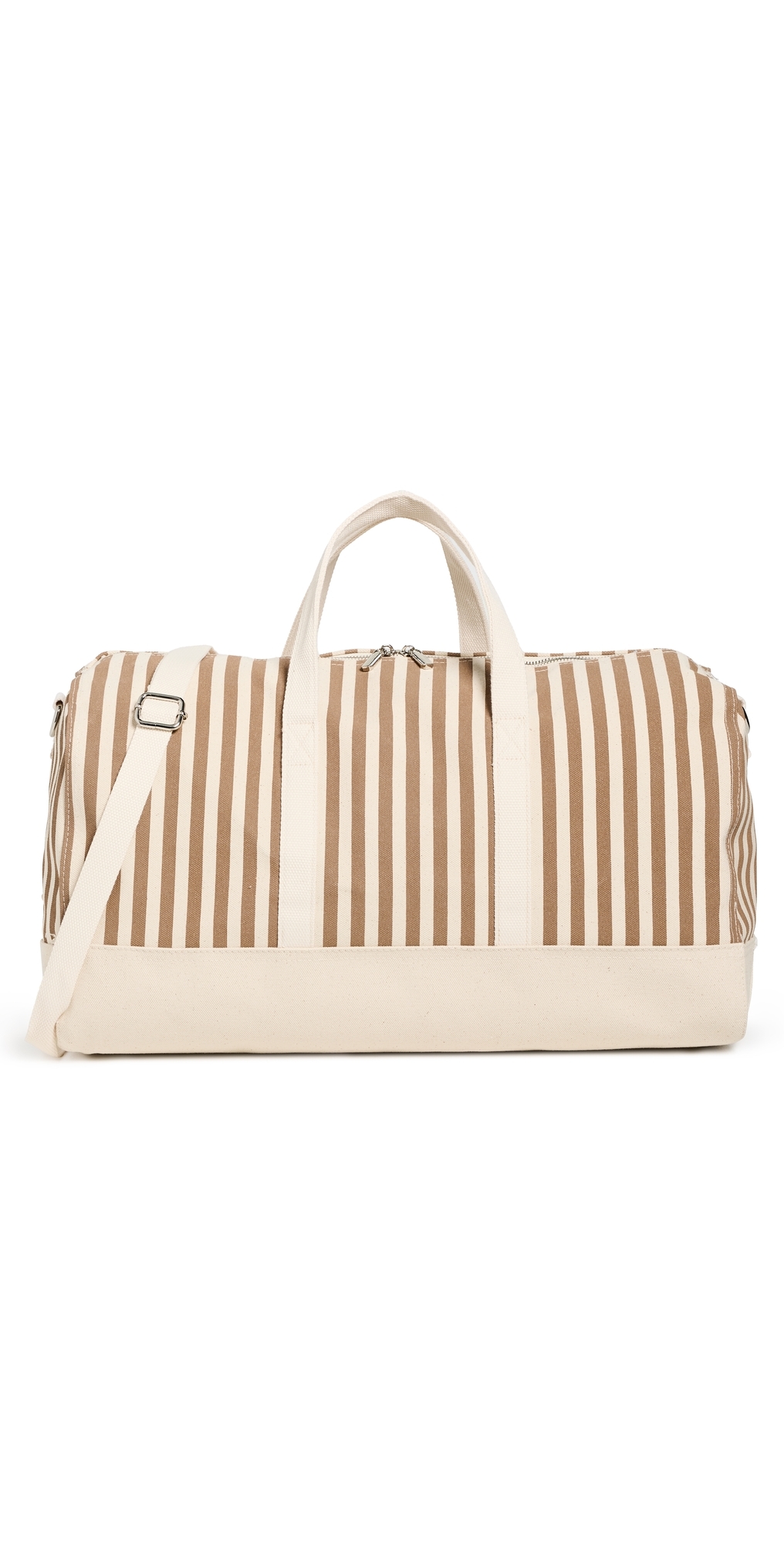 Kule The All Over Striped Duffle Bag Sand/canvas Mini Stripe