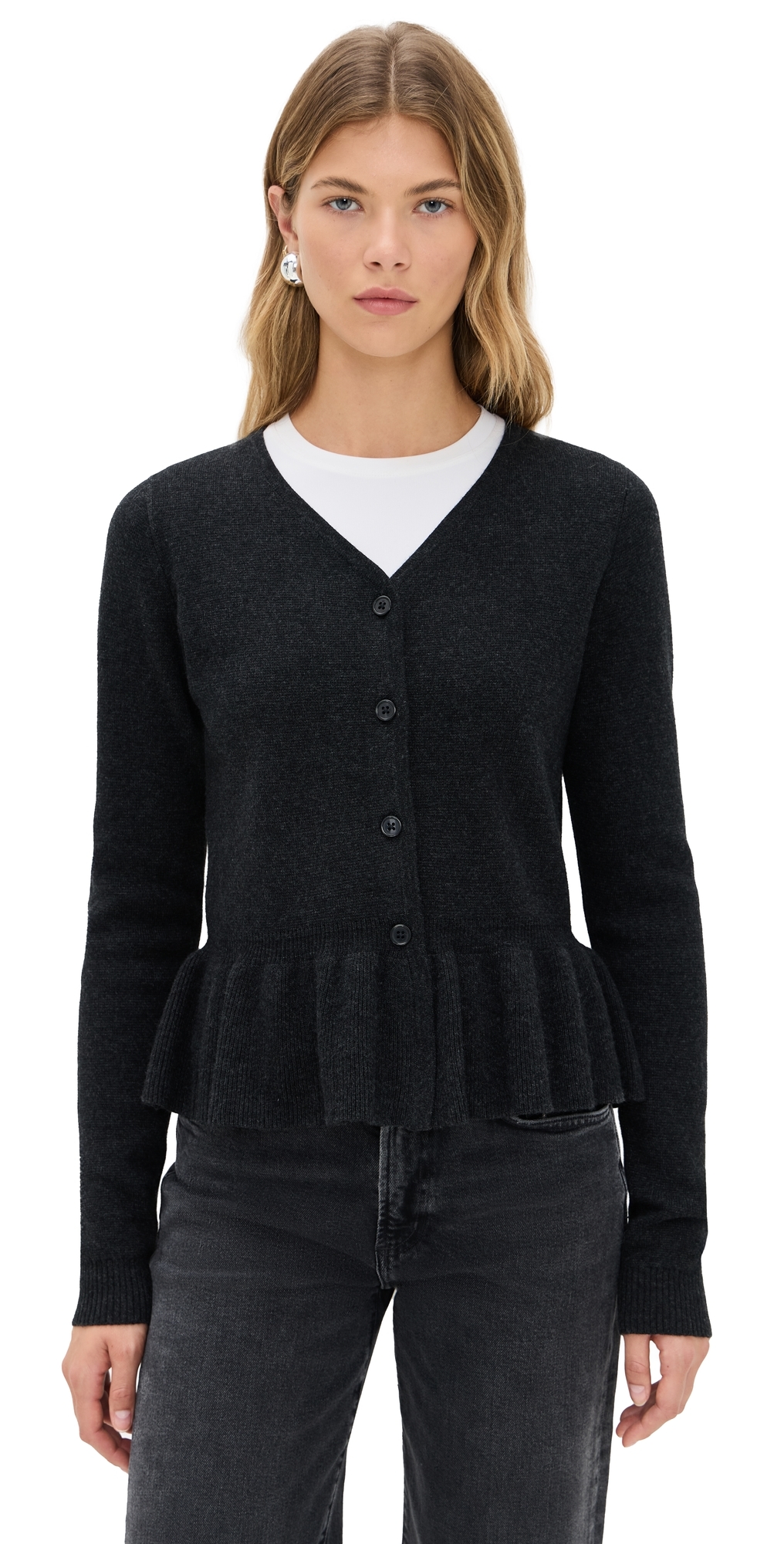 Kule The Bee Cardigan Black In Black