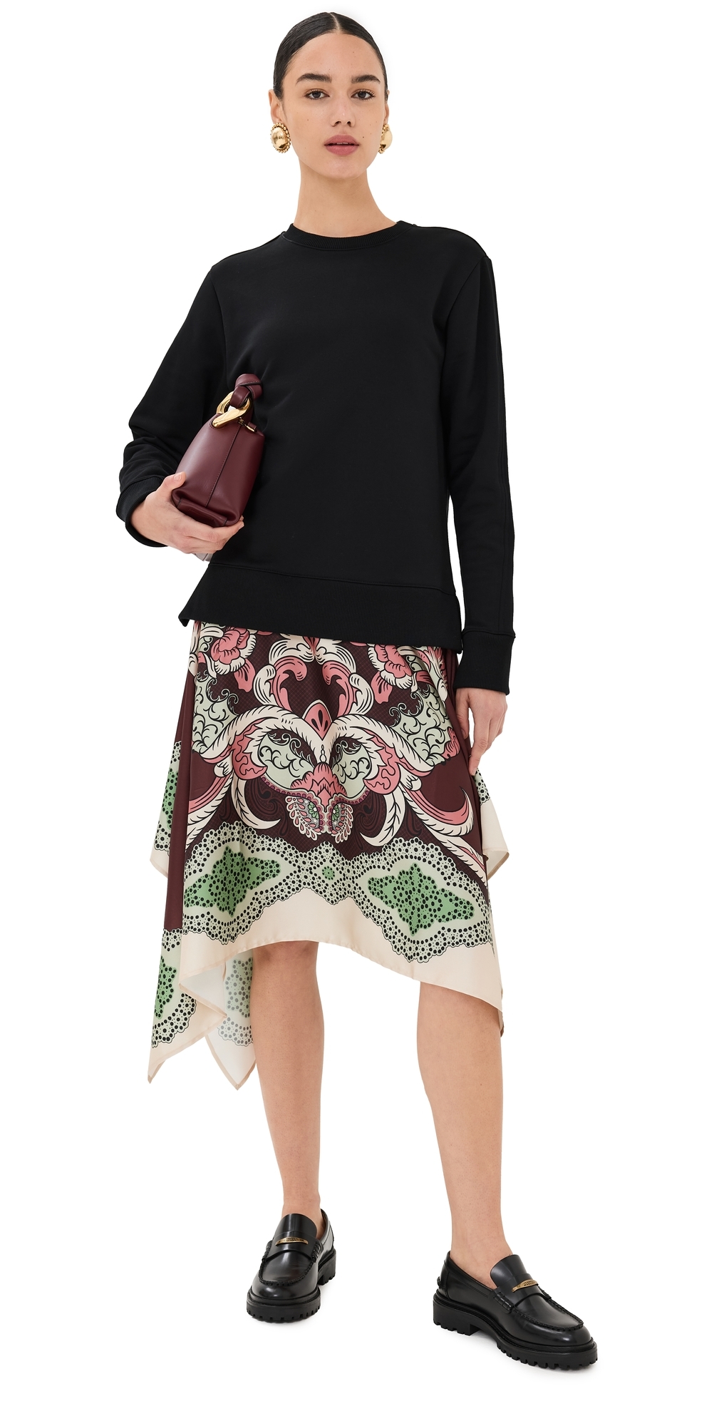 La Doublej Sporty Foulard Kleid In Portal Placée