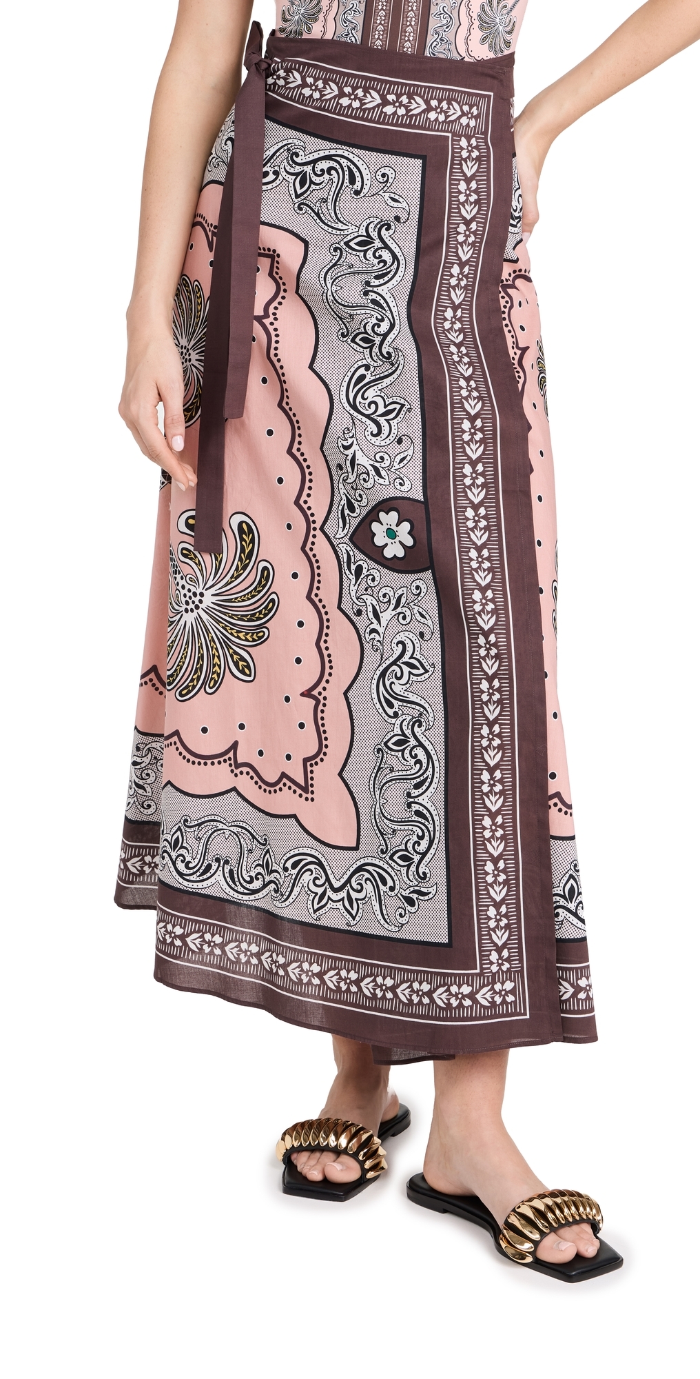 La Doublej Flipper Skirt In Mirage Place - Pi01