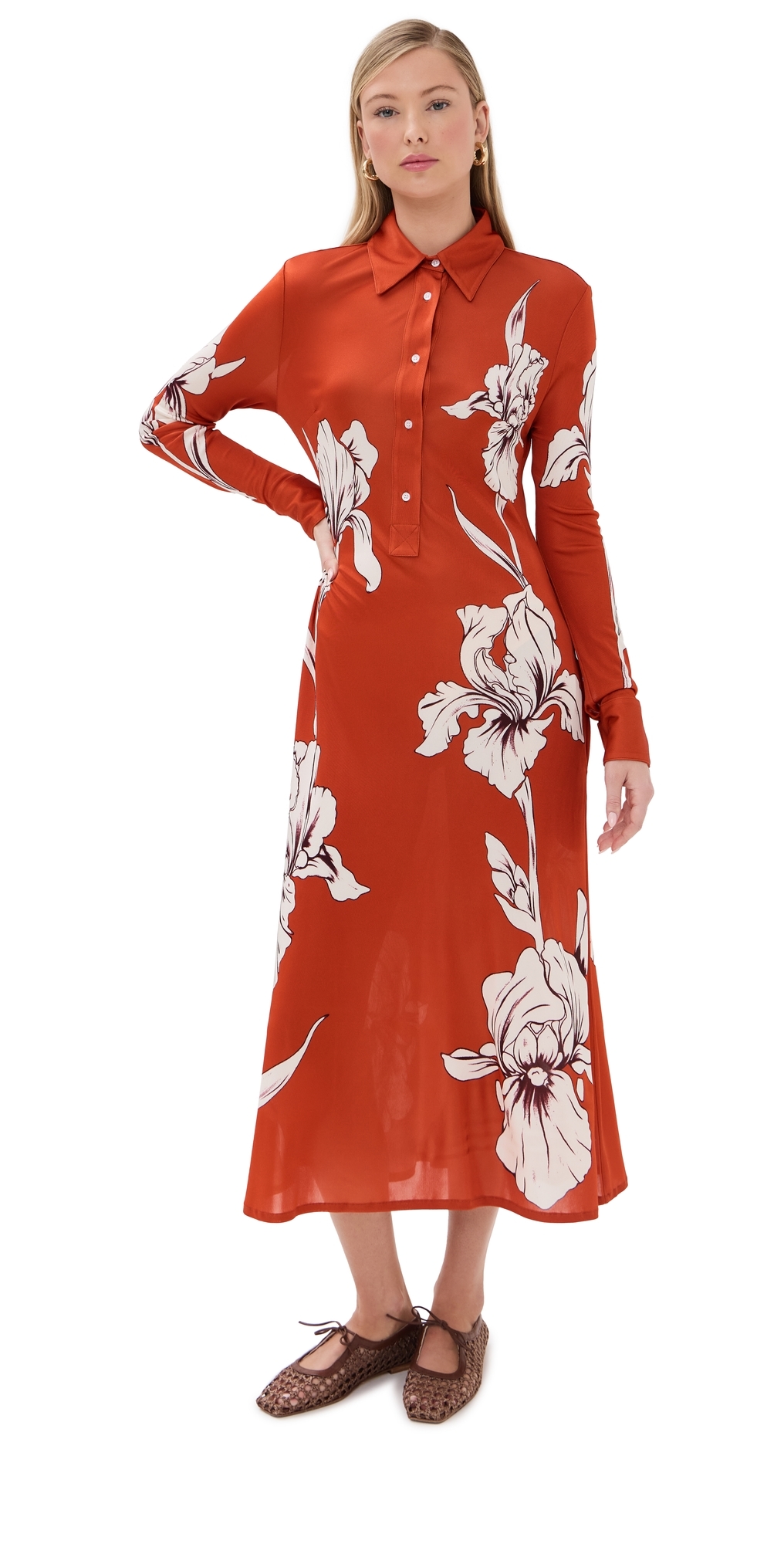 La Doublej Perry Street Dress In Iris Placee