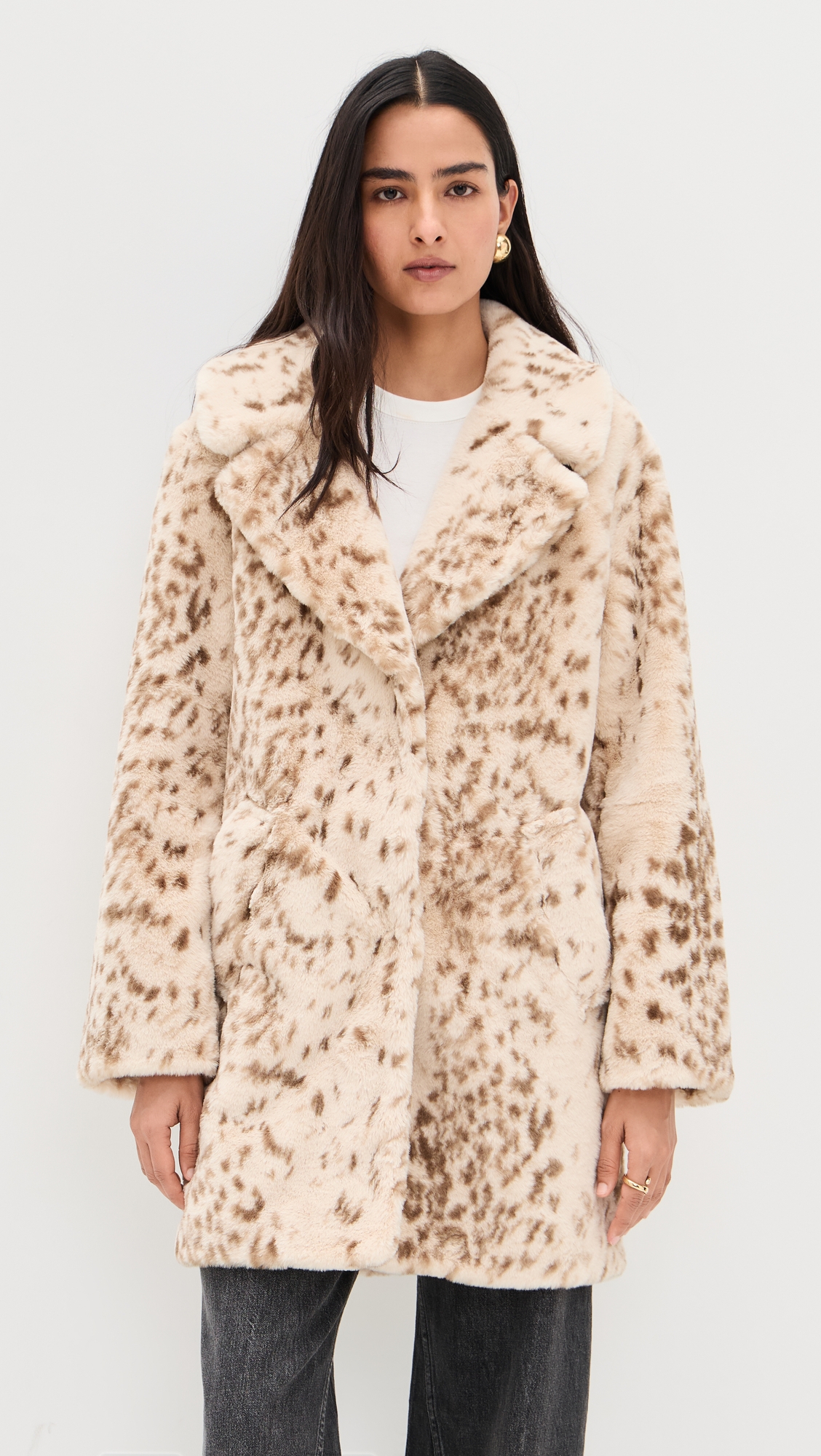 LAMARQUE Linnea Leopard Coat thumbnail