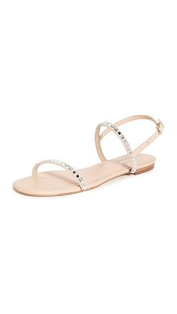 Larroude Lola Flat Sandals Larroude Lola Flat Sandals