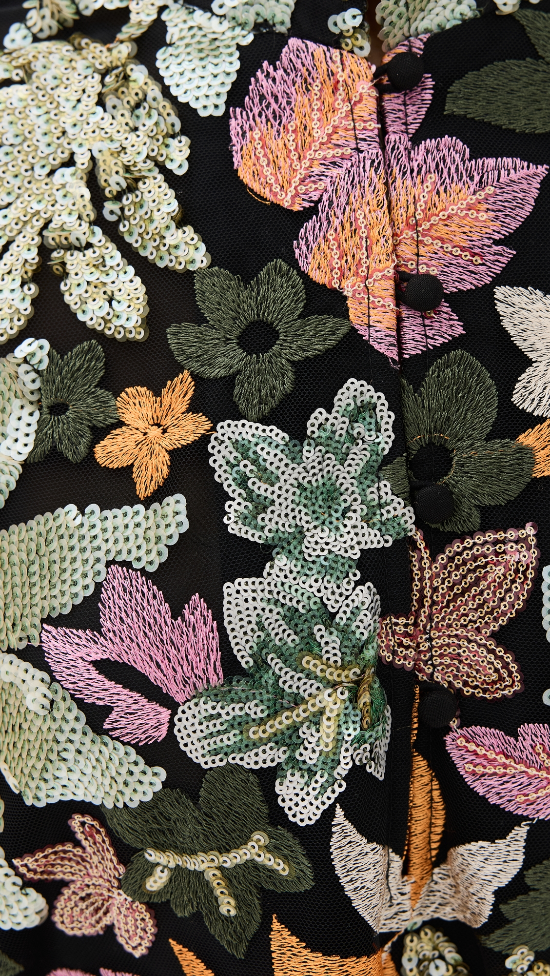 La Vie Style House Safari Floral Mini Caftan thumbnail