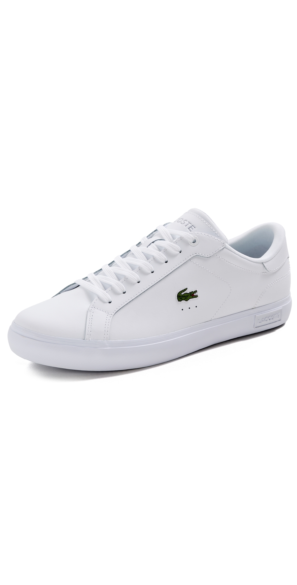 Lacoste Men's Carnaby Pro Lace Up Sneakers In White/white