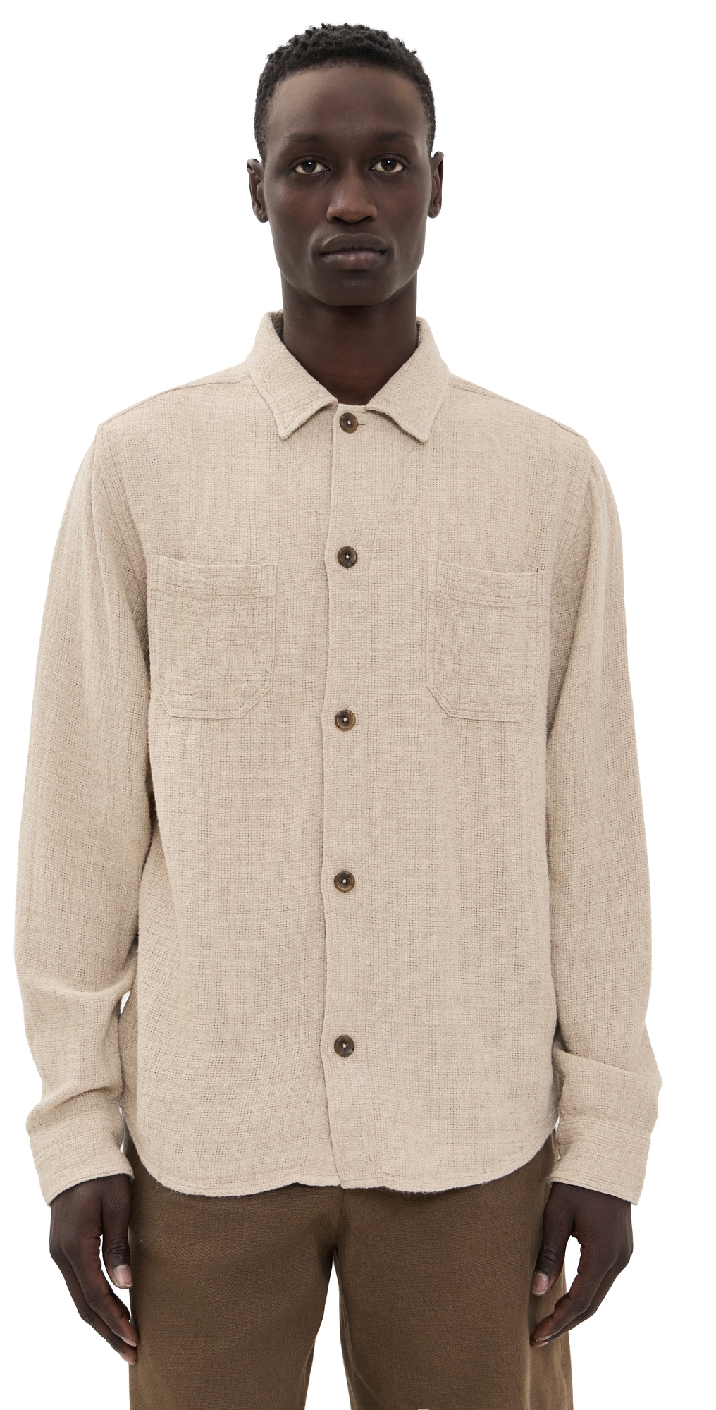 Les Deux Hamilton Overshirt Light Sand In Light Sand