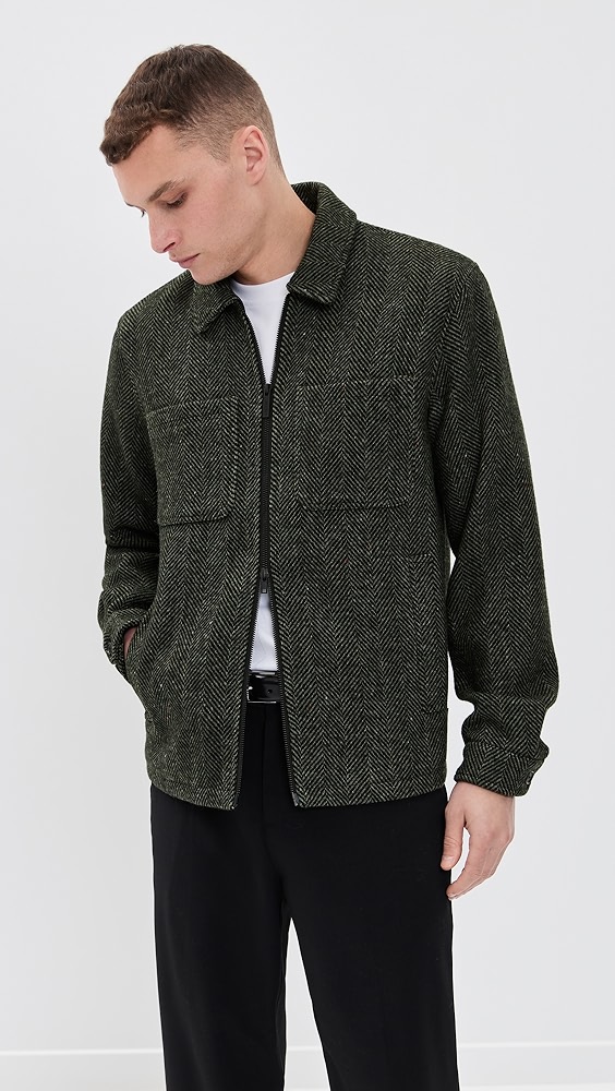 Madewell Zip Front Wool Service Jacket | Shopbop