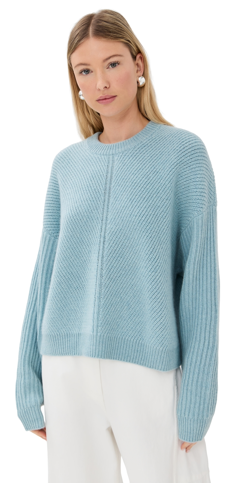 Le Kasha Puglia Cashmere Sweater Light Blue In Blue