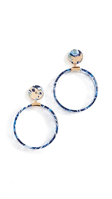 Lele sadoughi binocular hoop earrings Outlet