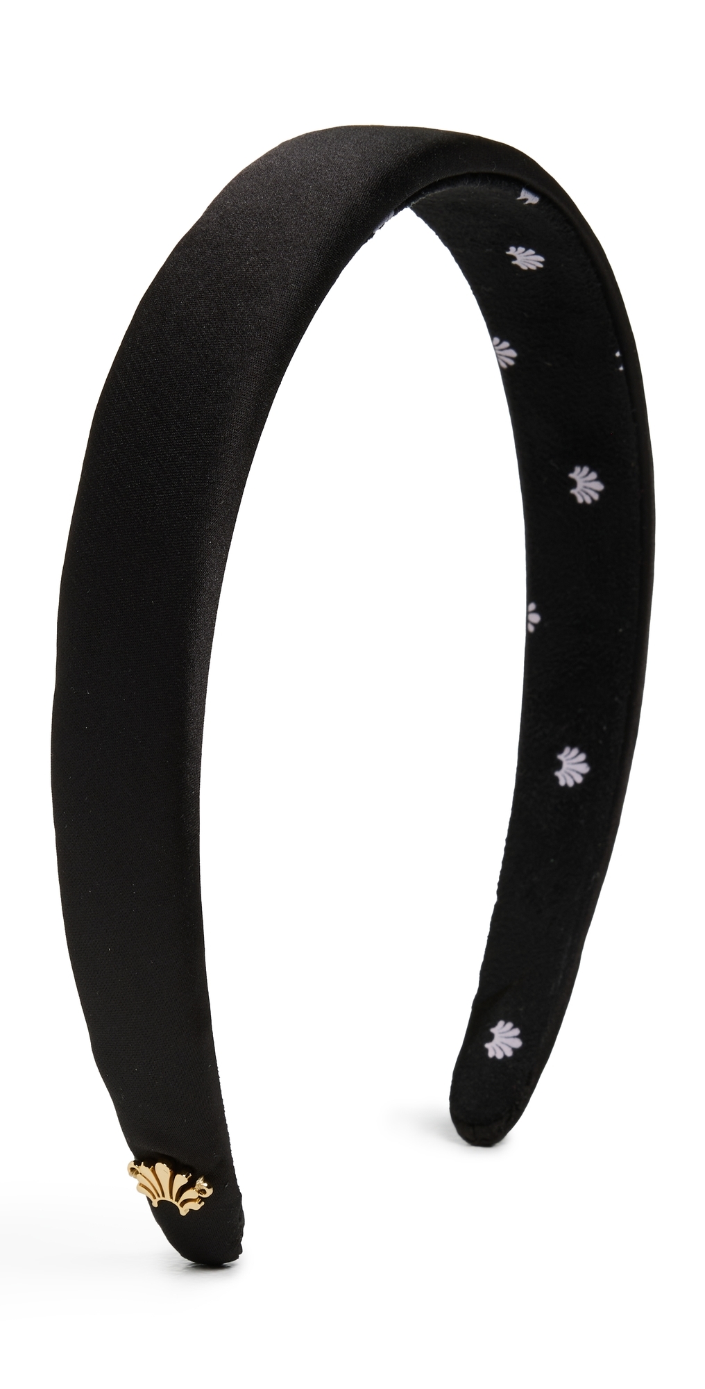 Lele Sadoughi Charlotte Silk Headband Jet In Black