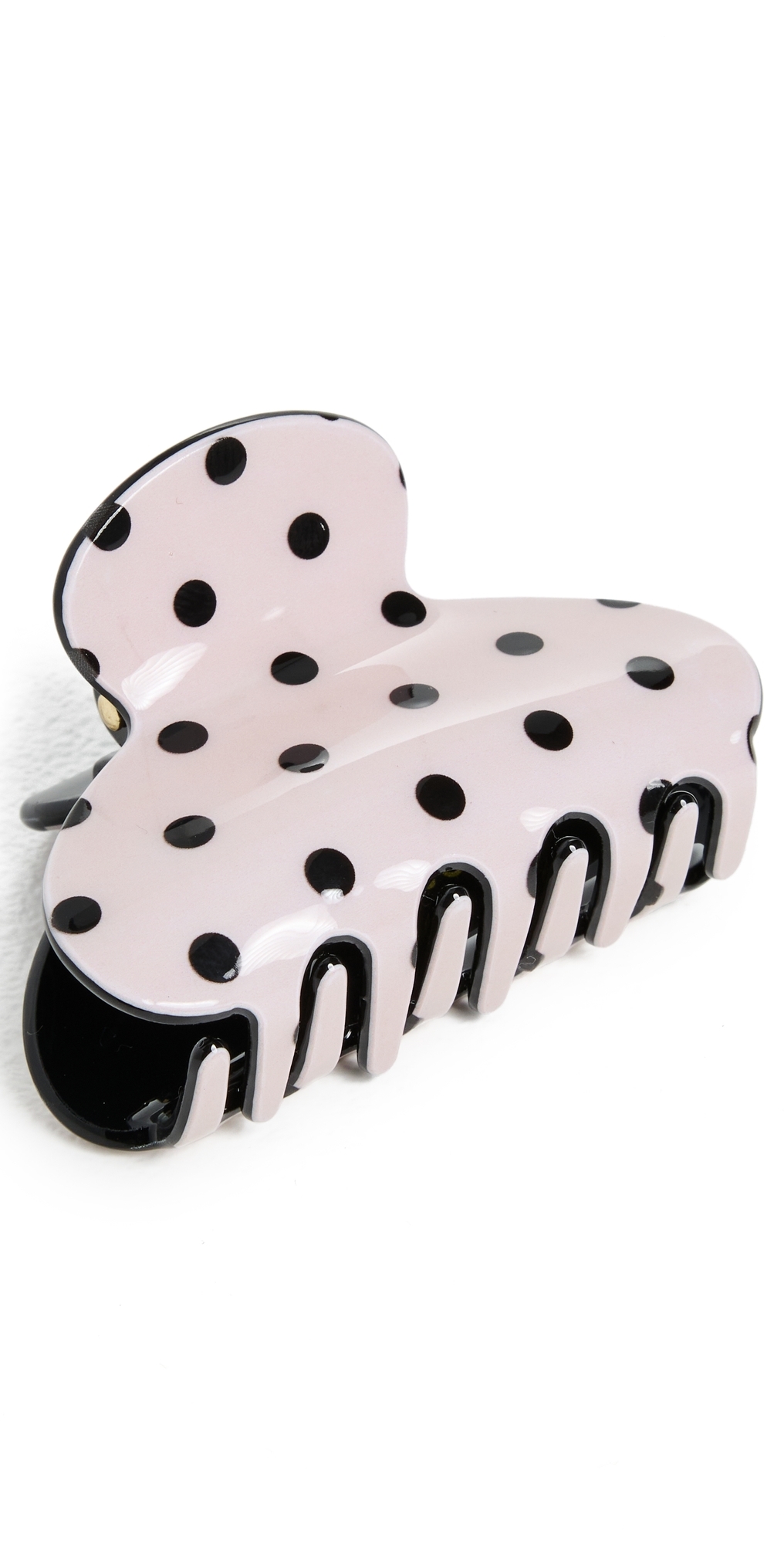 Lele Sadoughi Mini Polka Dot Claw Clip Blush In Pink