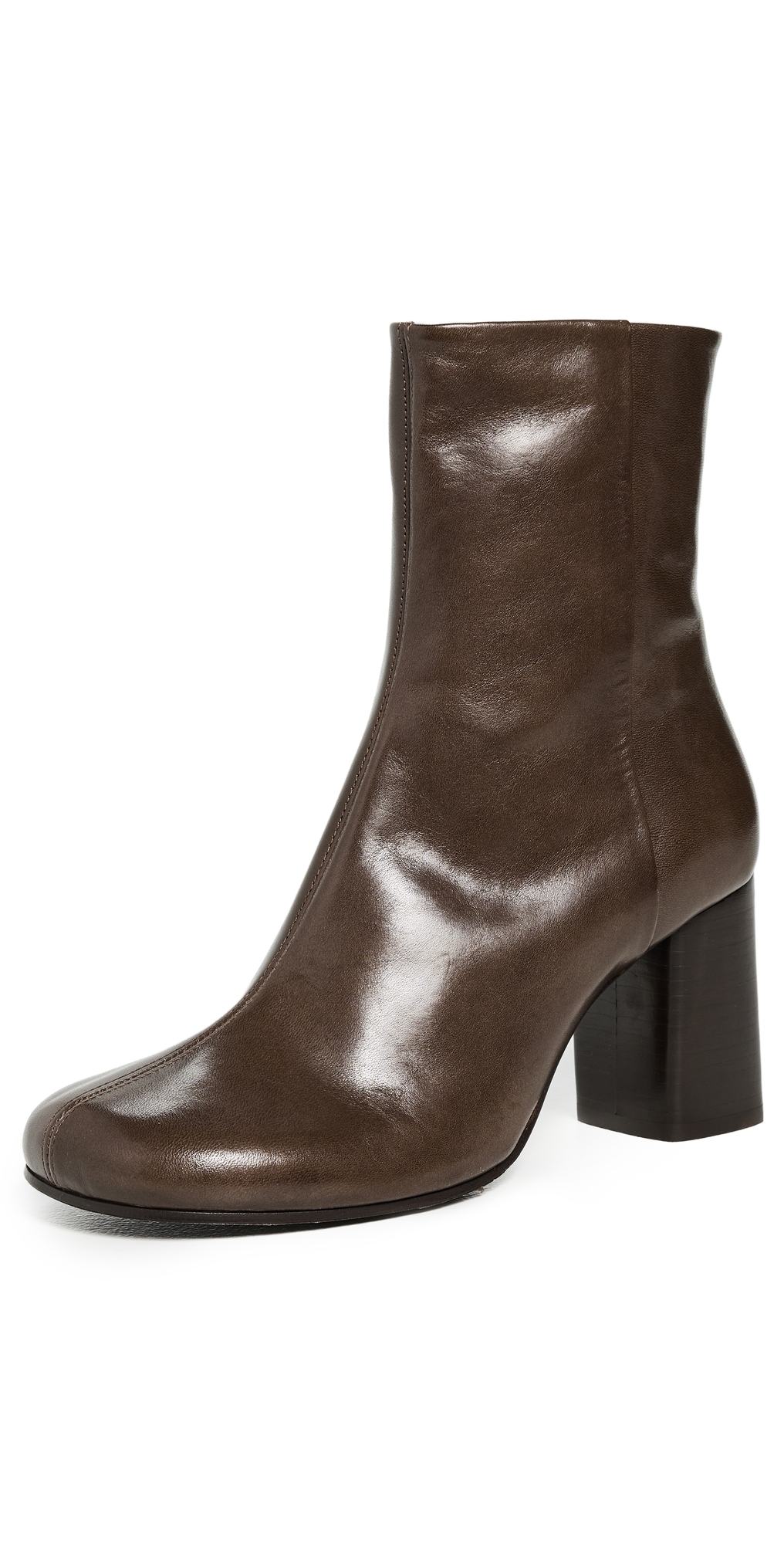 Lemaire Anatomic Boots Dark Brown In Brown