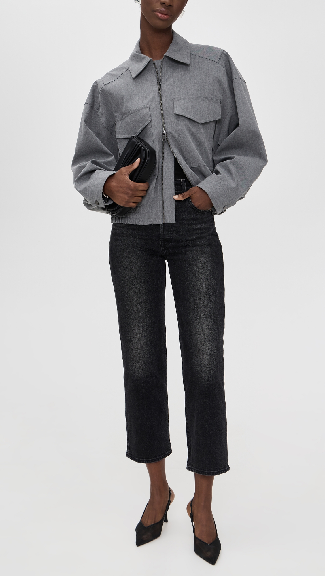 Levi's Ribcage Straight Ankle Jeans thumbnail