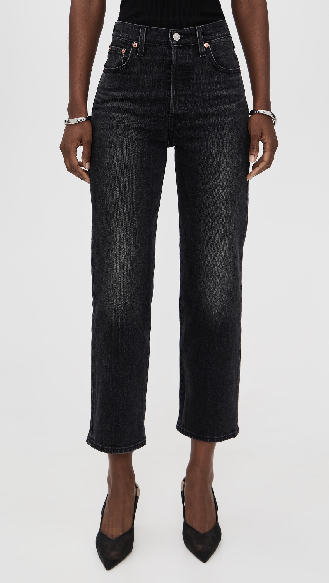 Levi's Ribcage Straight Ankle Jeans thumbnail