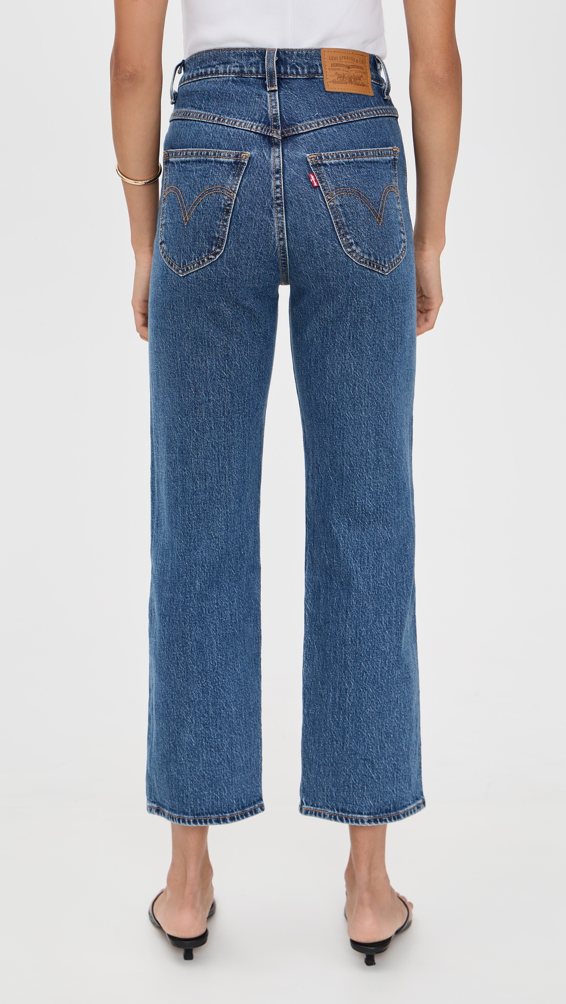 Levi's Ribcage Western Yoke Jeans thumbnail
