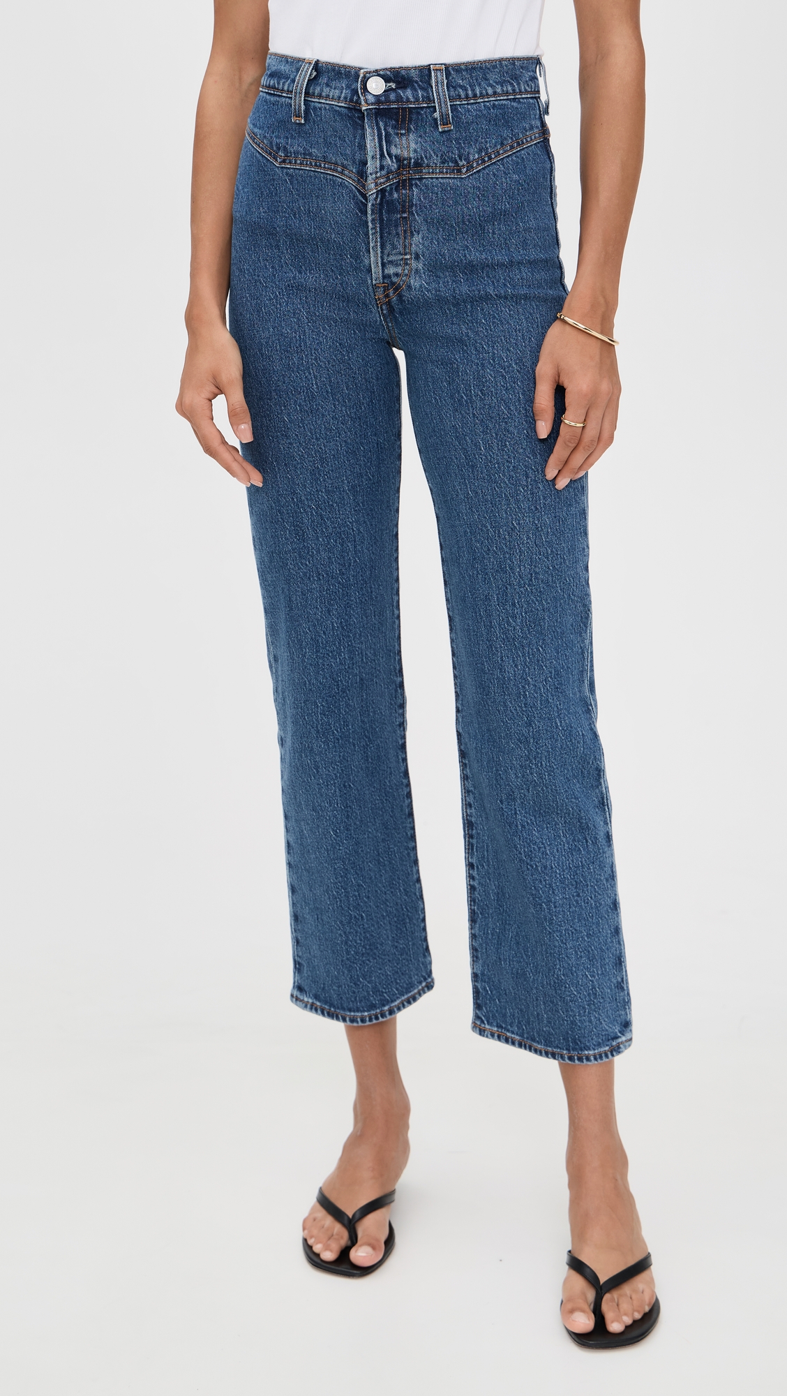 Levi's Ribcage Western Yoke Jeans