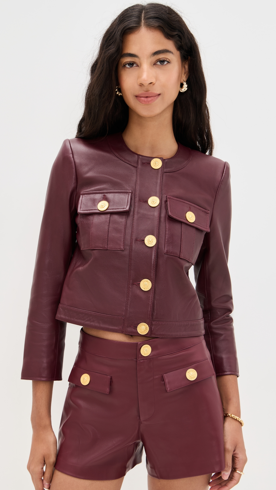 L'AGENCE Deidra Collarless Jacket thumbnail