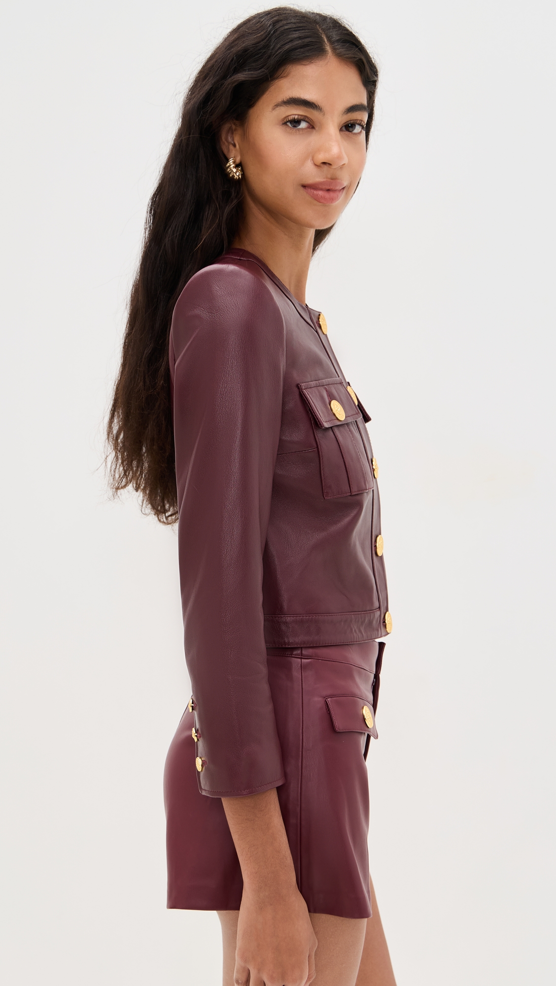 L'AGENCE Deidra Collarless Jacket thumbnail