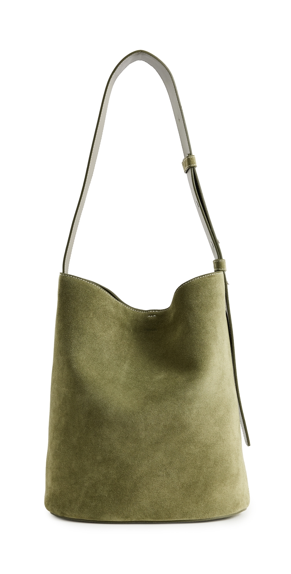 Lie Studio The Norma Tote Moss Green Suede