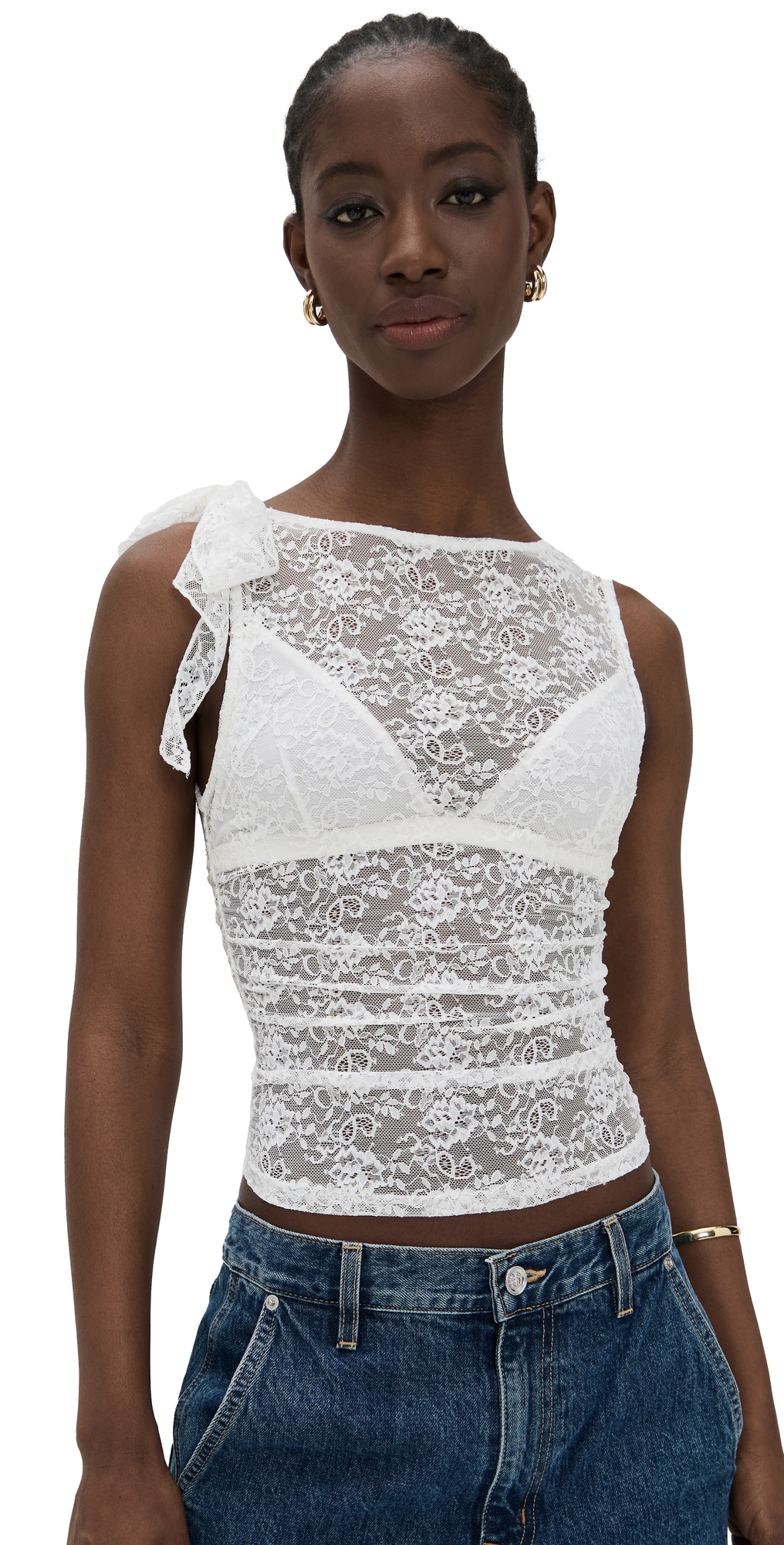 Lioness Rendezvous Top Porcelain In White