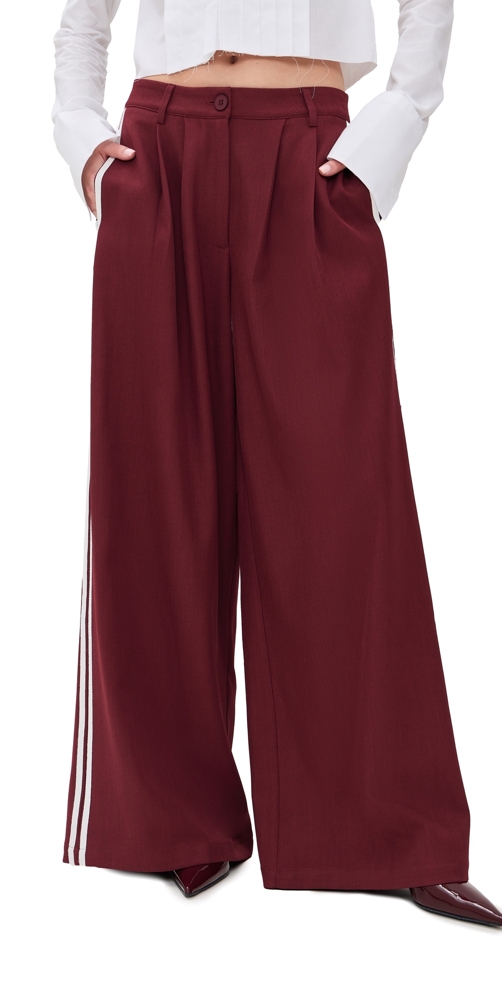 Lioness Serenity Pants Burgundy In Burgundy