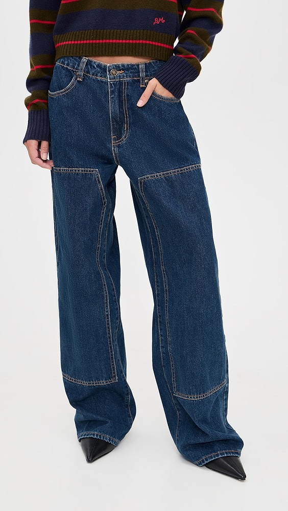 【Yoyocha25 】STUDS DETAIL DENIM PANTS Yoyocha25 】STUDS DETAIL DENIM PANTS Jack David Rhinestone