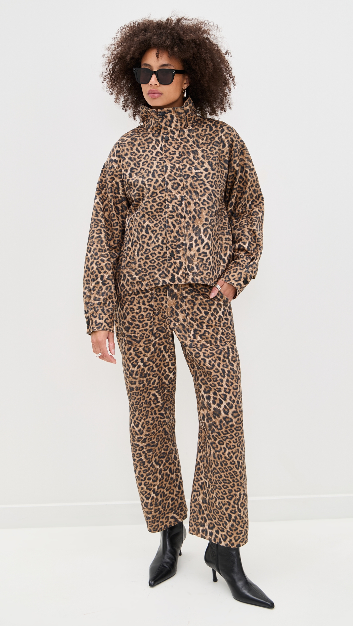 LNA Broadway Leopard Jacket