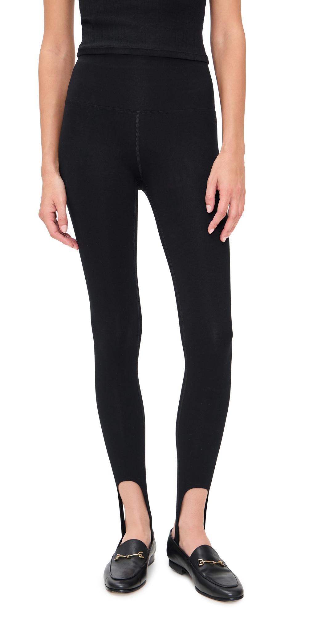 Lna Miles Stirrup Leggings Black