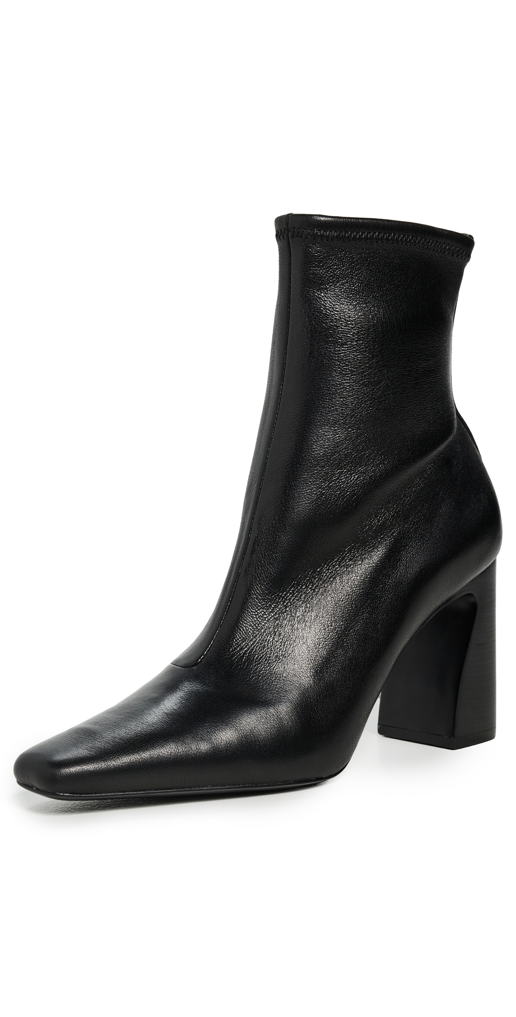 Loeffler Randall Chloe Stretch Ankle Boots Black In Black
