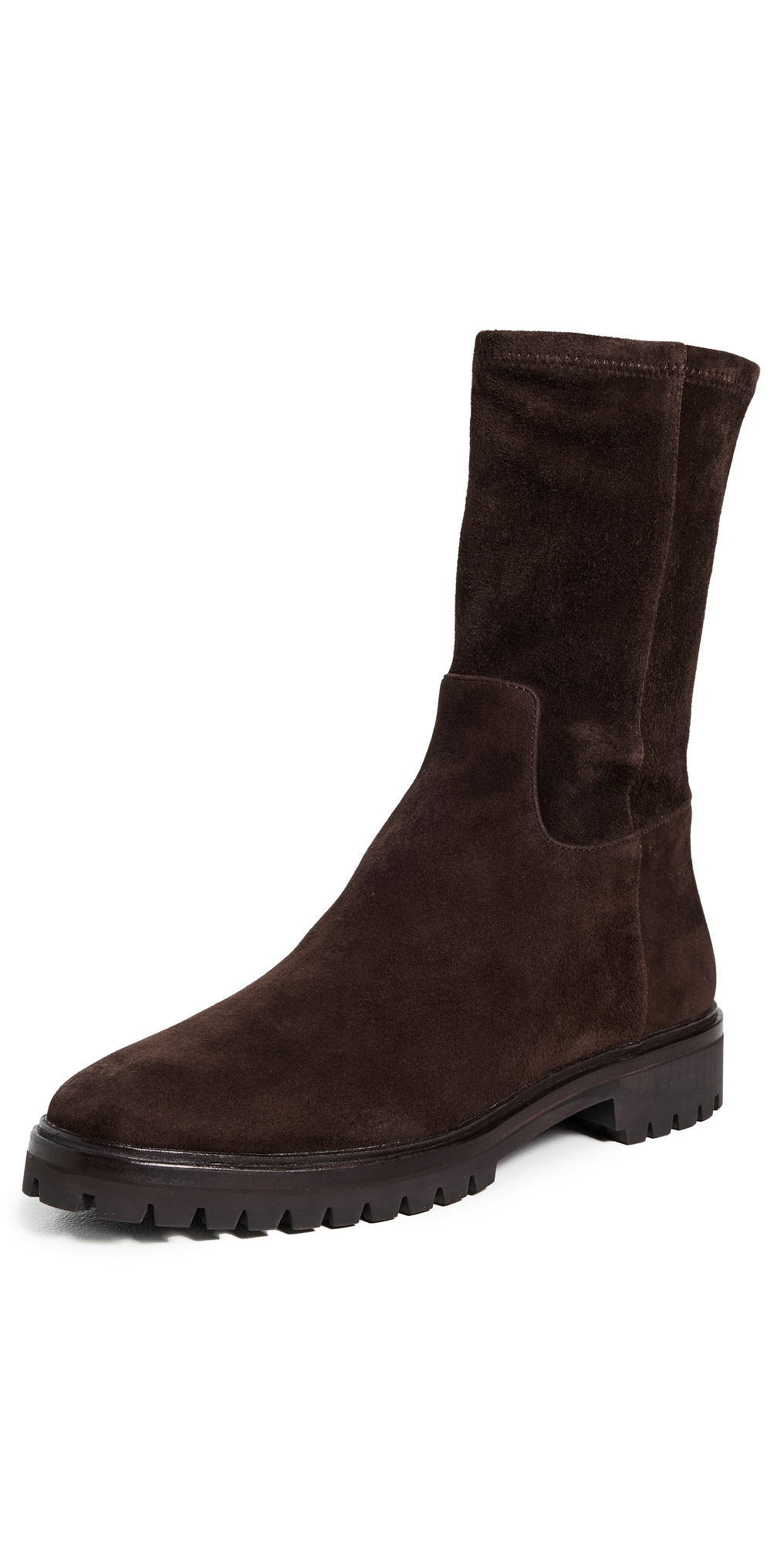 Loeffler Randall Danny 35mm Tall Ankle Lug Sole Boots Tmoro In Brown