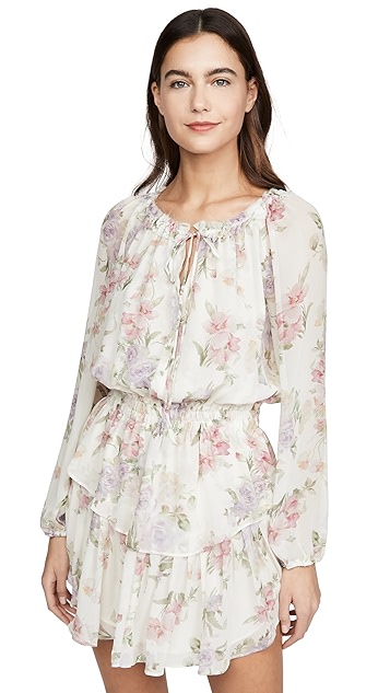 loveshackfancy popover dress biscotti