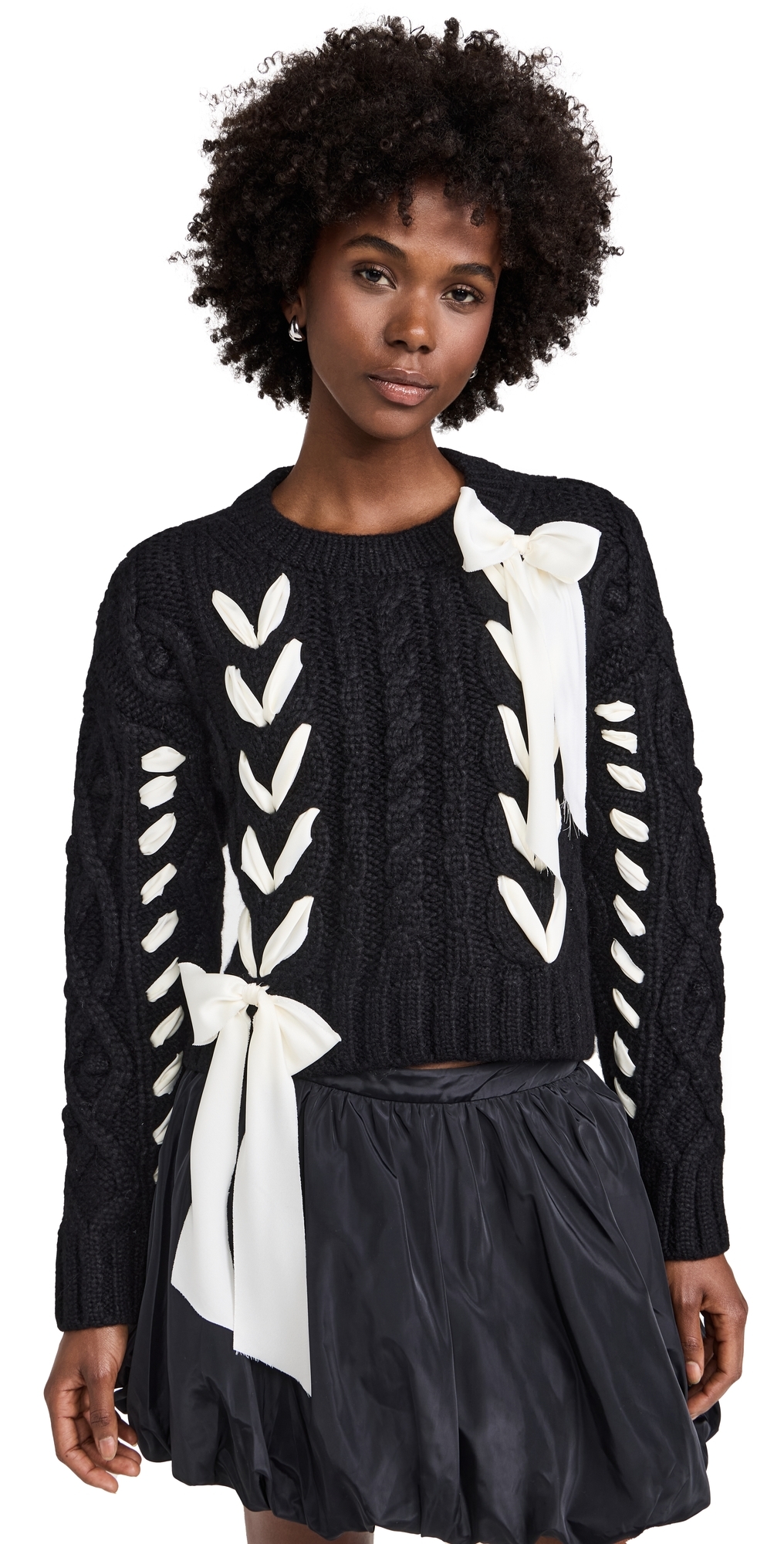 Loveshackfancy Parson Pullover Midnight Noel In Midnight Noel