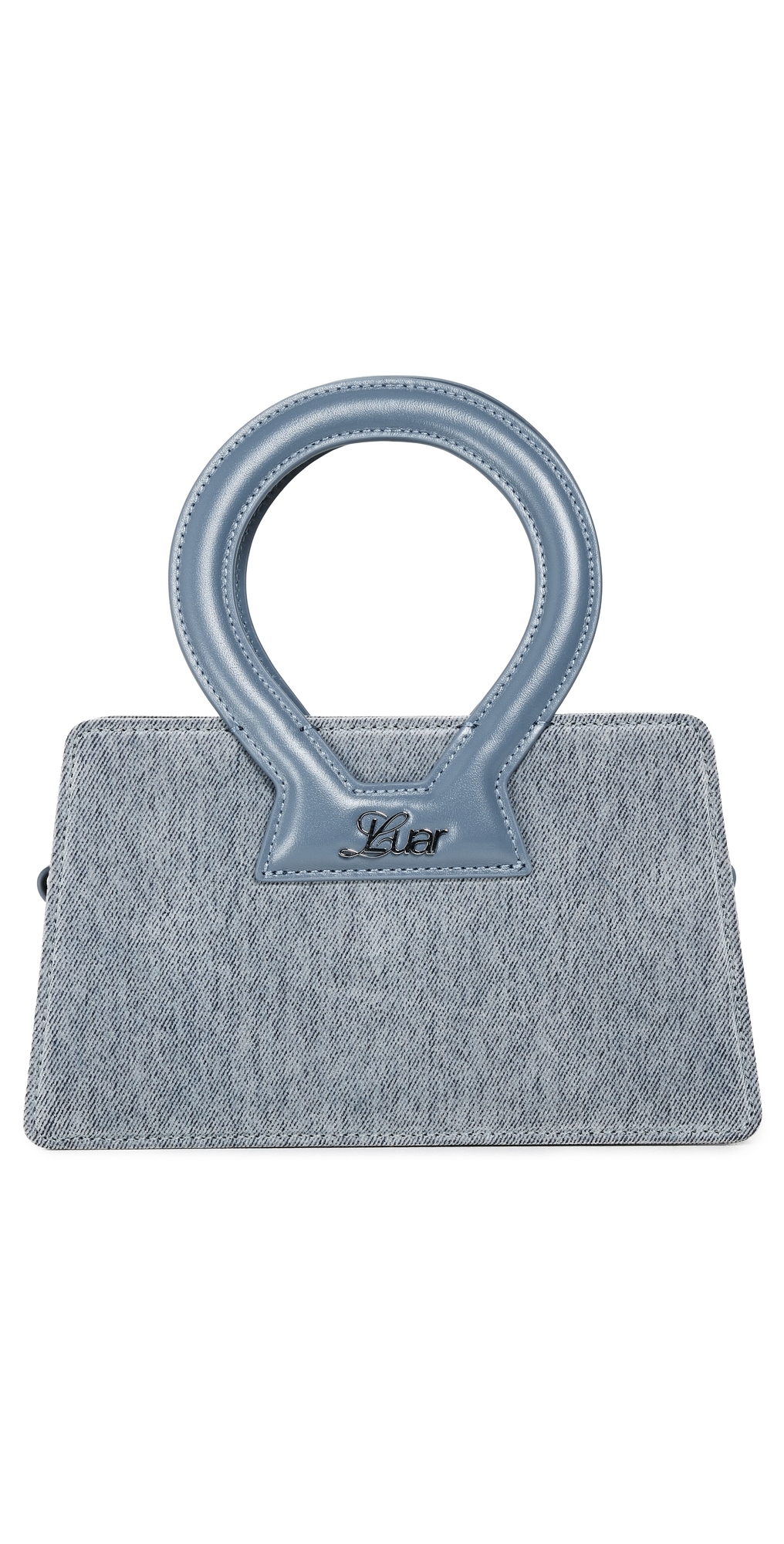 Luar Small Ana Bag Grey Enzyme Denim