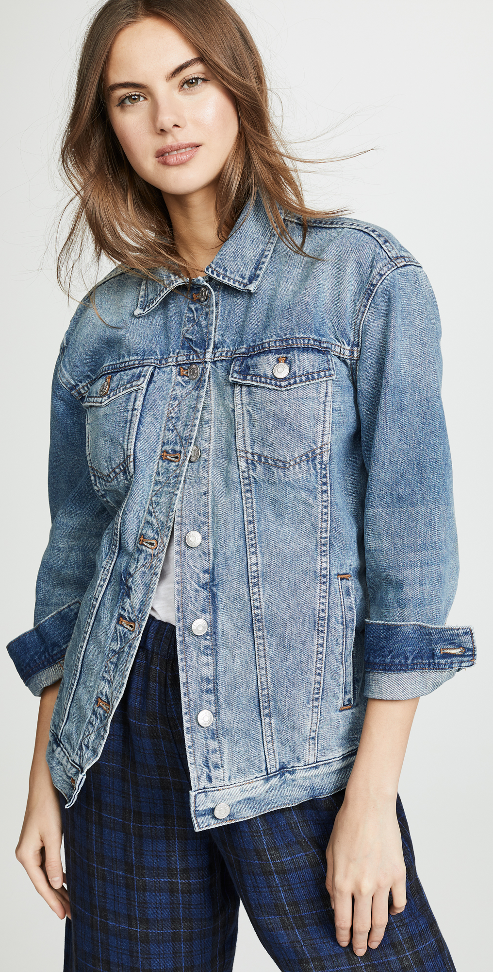 Oversized jean jacket madewell clearance