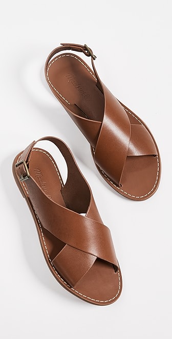 Madewell boardwalk crossover sandal Clearance