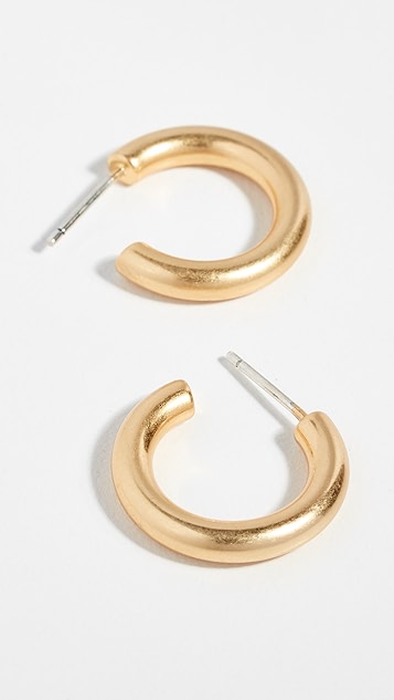 Madewell chunky small hoop earrings clearance