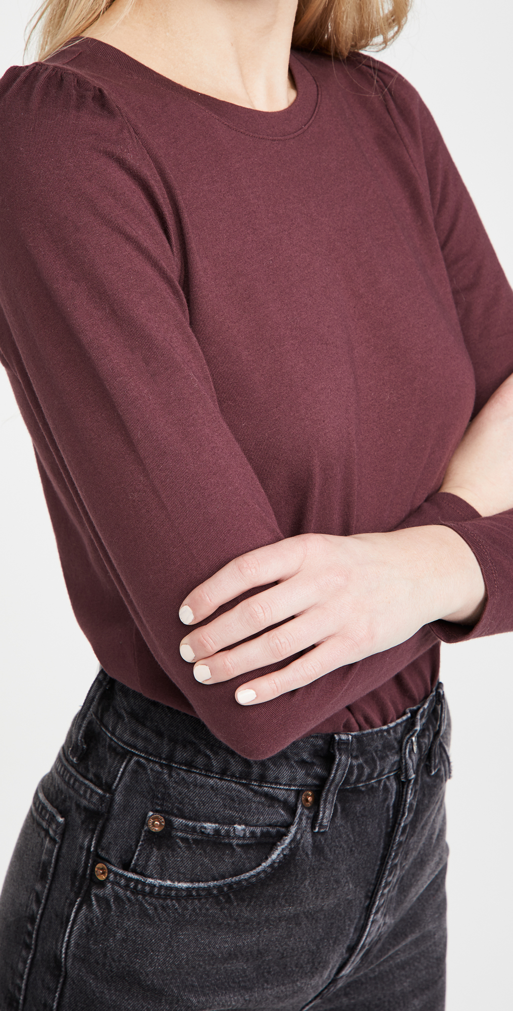 Madewell puff sleeve tee clearance