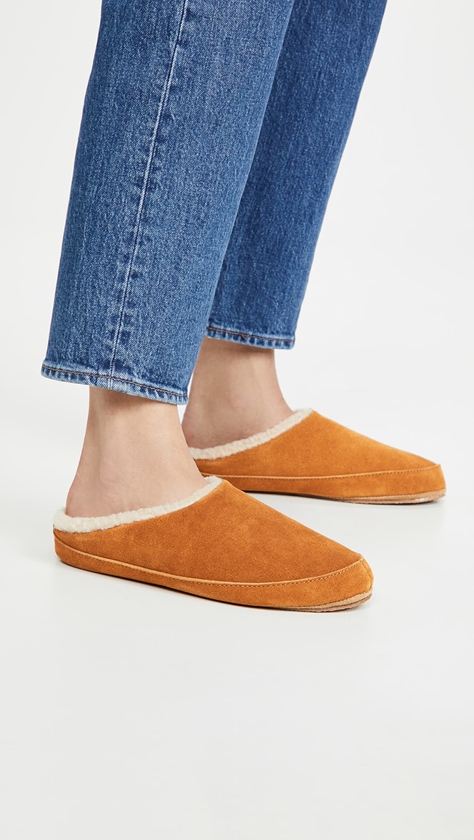 Madewell suede scuff slippers Clearance
