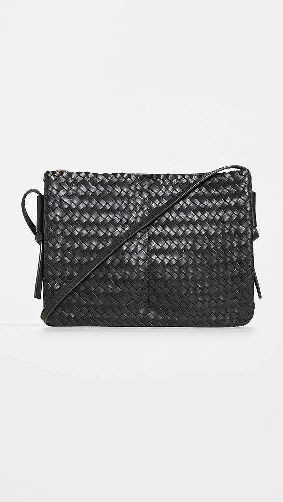 Madewell The Knotted Crossbody Bag in Woven Leather