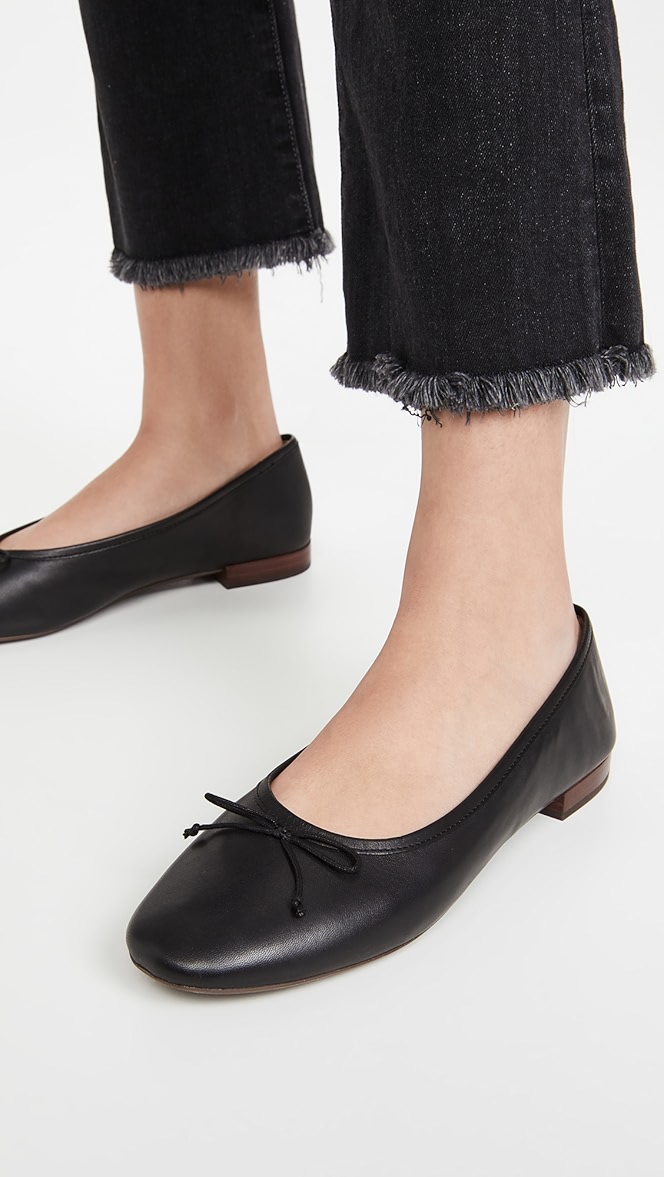 Madewell black flats Clearance