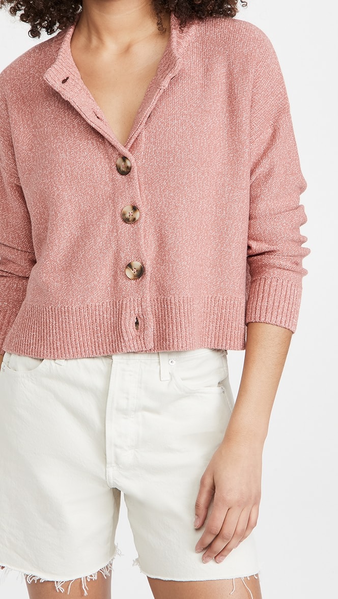 Madewell button sweater clearance