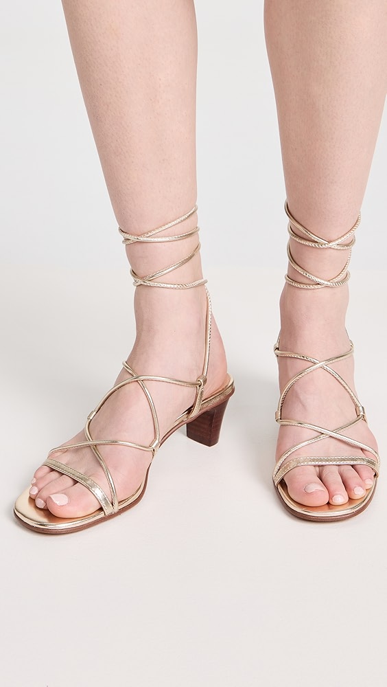 Madewell Jewell Lace Up Kitten Heels | Shopbop