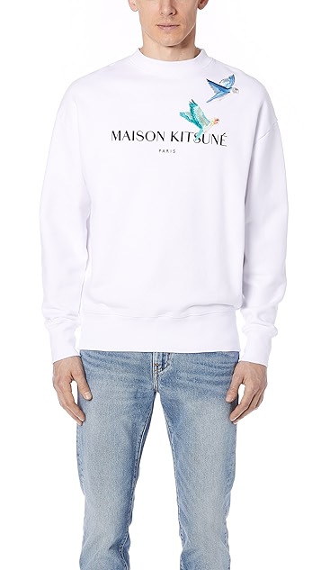 Maison Kitsune Lovebirds Sweatshirt | EAST DANE