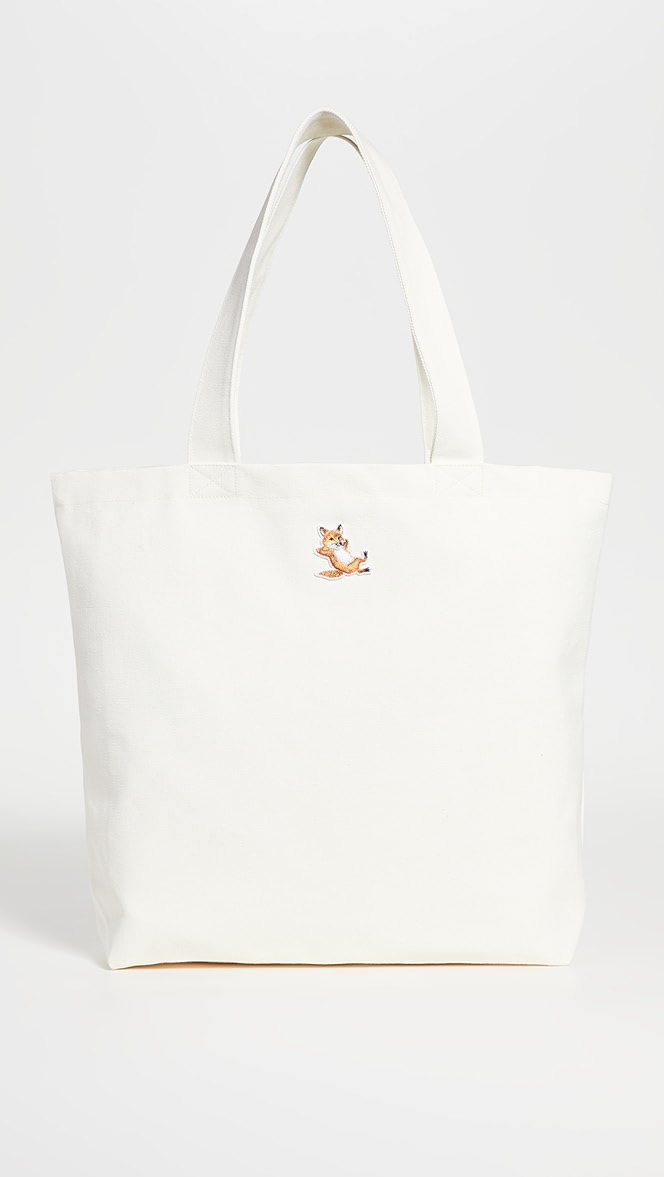 Maison Kitsune Chillax Fox Tote Bag East Dane