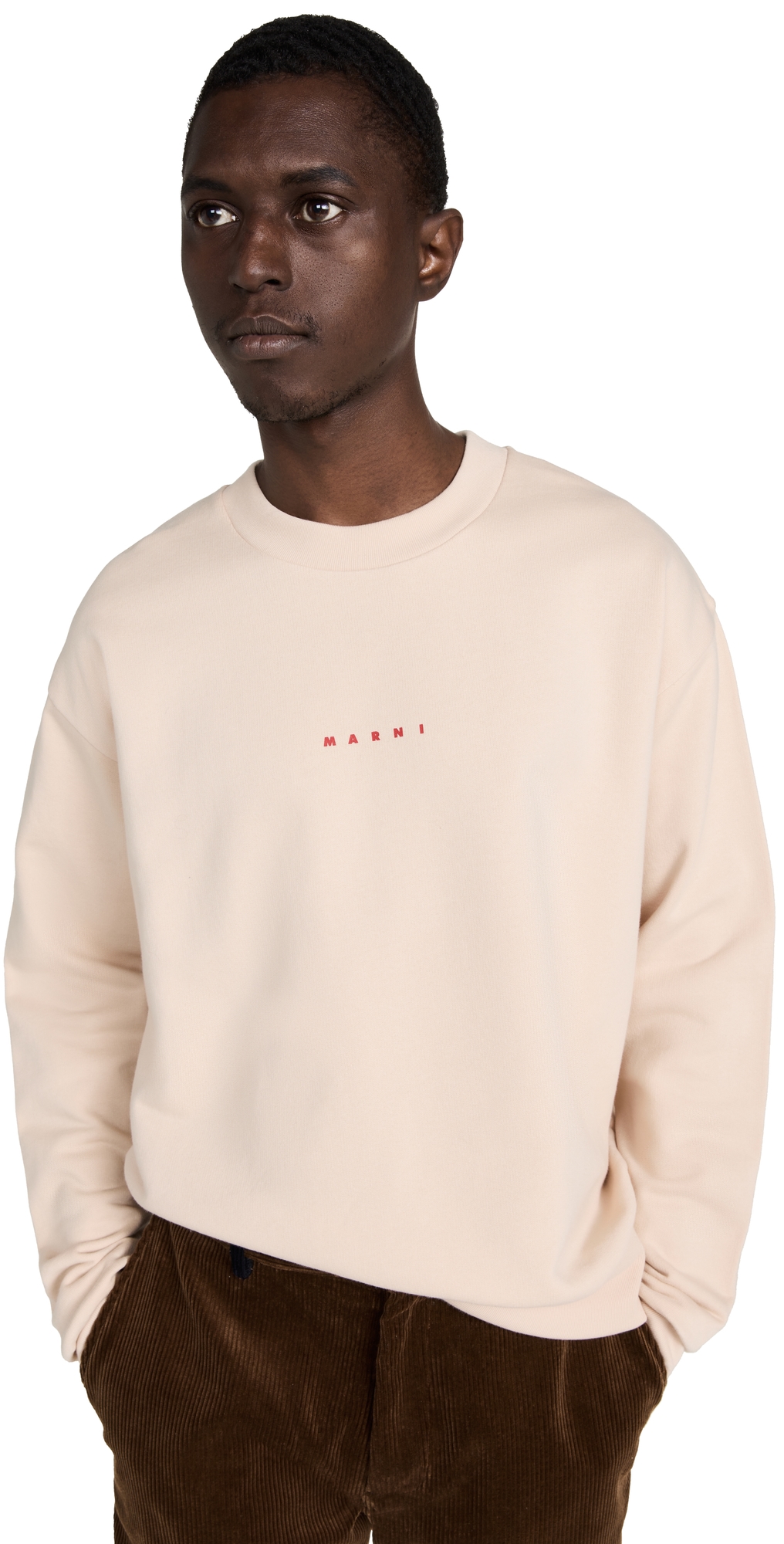 Marni Beige Cropped Sweater