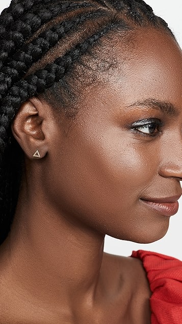Mateo 14k Mini Triangle Studs Shopbop